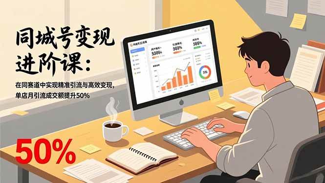 (1.6)同城号变现进阶课：在同城赛道中实现精准引流与高效变现，单店月引流成交额提升50%
